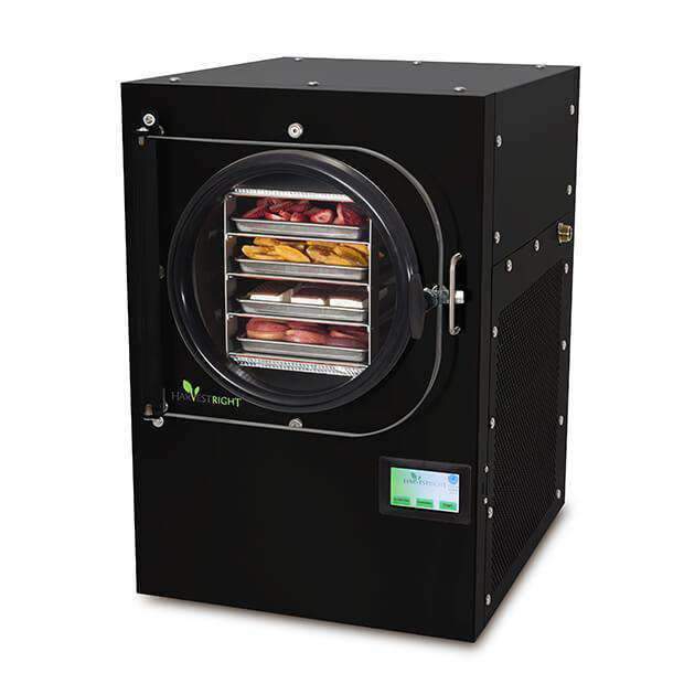 Harvest Right Medium Freeze Dryer with Mylar Starter Kit - Compact, Stainless Steel, Patented Sensor, 6L Capacity, Ideal for Labs & Food Preservation