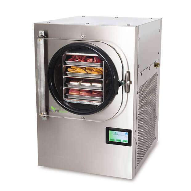 Harvest Right Medium Freeze Dryer with Mylar Starter Kit - Compact, Stainless Steel, Patented Sensor, 6L Capacity, Ideal for Labs & Food Preservation