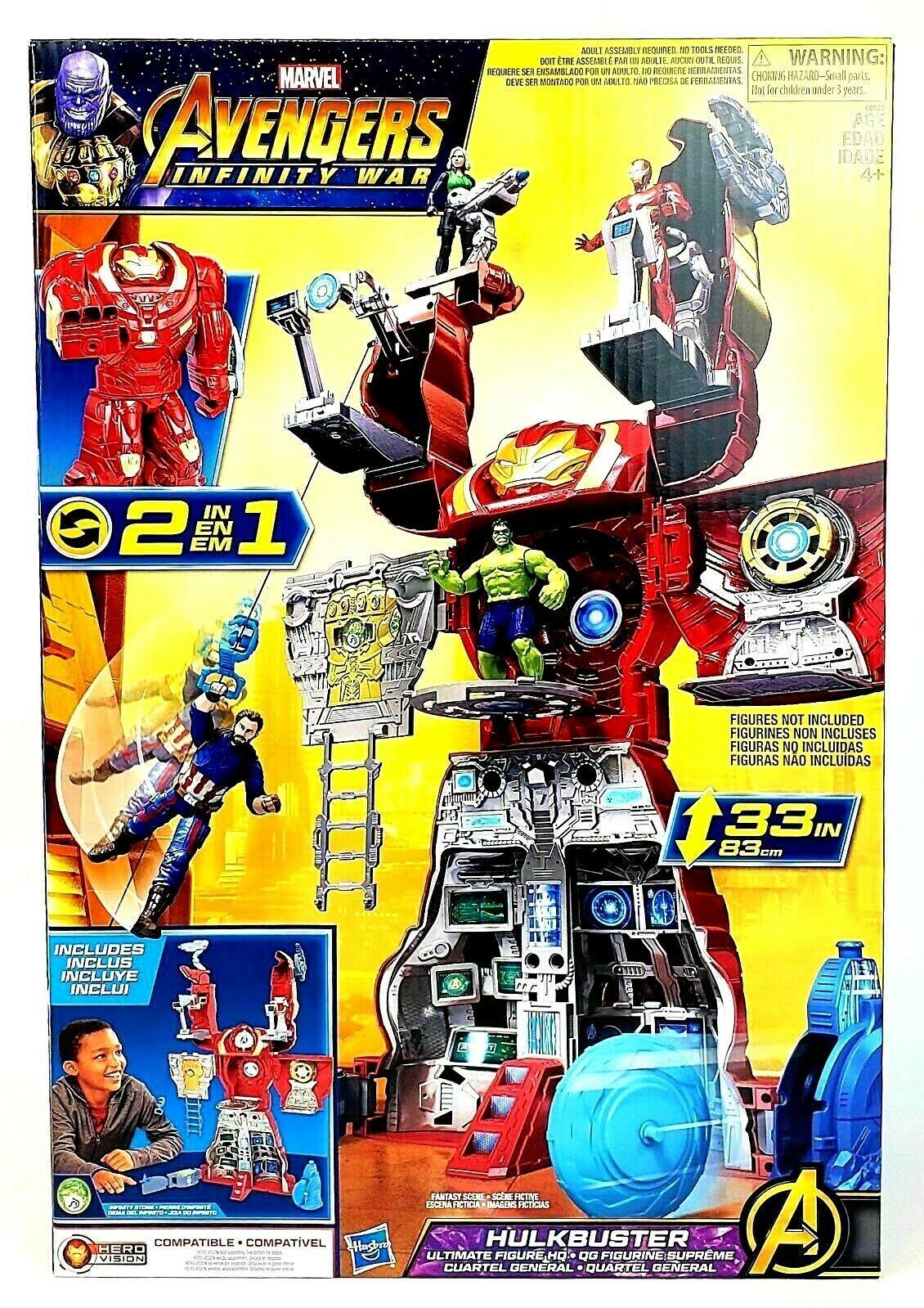 Hasbro Marvel Avengers Infinity War Hulkbuster HQ Playset with Target Tower & Roto-Blade Launcher