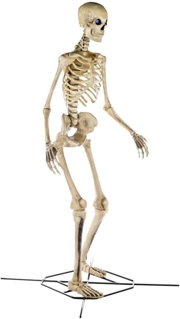 Home Accents 12 ft. Giant Skeleton with LifeEyes - Halloween Decoration