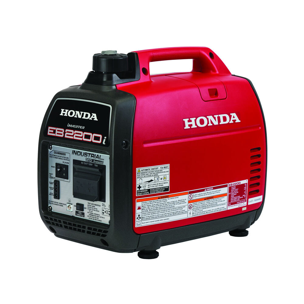 Honda EB2200ITAN Industrial Gas Generator 2200W with CO Minder, GXR120 Engine, Portable, Quiet, Fuel Efficient