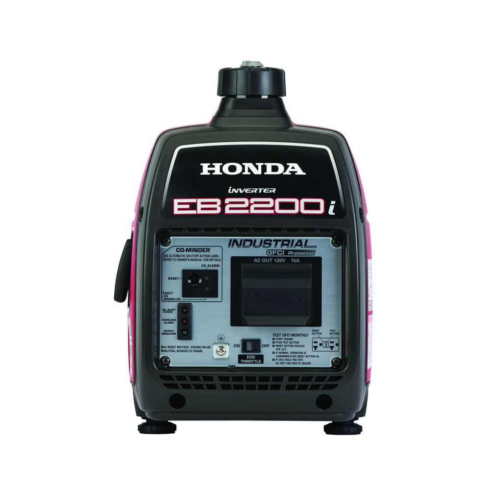 Honda EB2200ITAN Industrial Gas Generator 2200W with CO Minder, GXR120 Engine, Portable, Quiet, Fuel Efficient