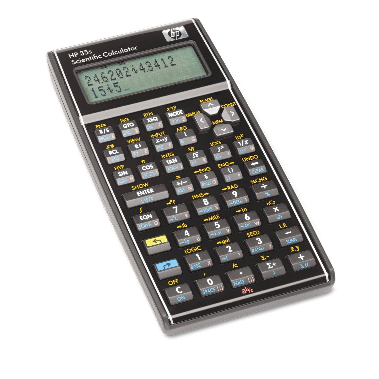 HP 35S Scientific Calculator, Programmable, 14-Digit LCD, RPN & Algebraic Entry, Two-Line Display