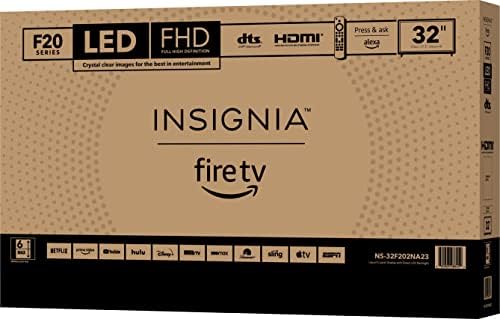 Insignia 32-Inch F20 Series Smart LED TV 1080p with Fire TV and Alexa Voice Remote