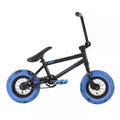 Invert Supreme Mini BMX Bike for Kids, Black/Blue, 10" Wheels, 3" Tires, Ages 8+