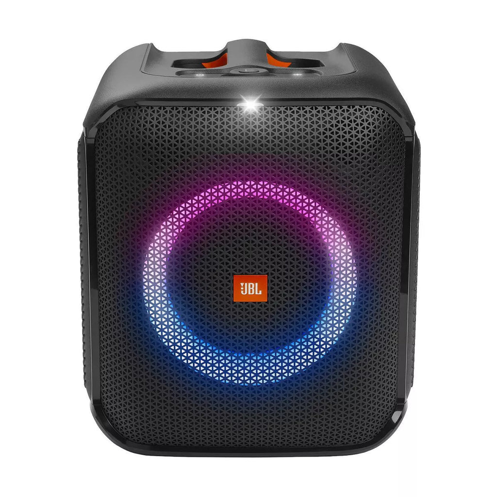 JBL PartyBox Encore Essential Portable Bluetooth Speaker, Deep Bass, IPX4 Splash-Proof, 6-Hour Playtime, Dynamic Light Show, Black