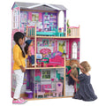 KidKraft 18-Inch Wooden Dollhouse Manor, 3-Level, 12-Piece Furniture, Fits 18" Dolls