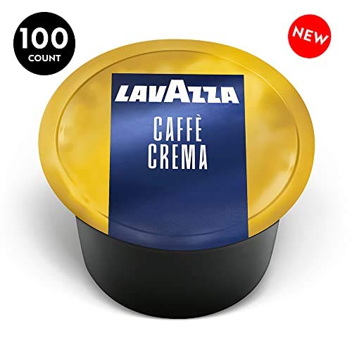 Lavazza Blue Caffe Crema Espresso Capsules, 100% Arabica, 100 Count, Italian Roast