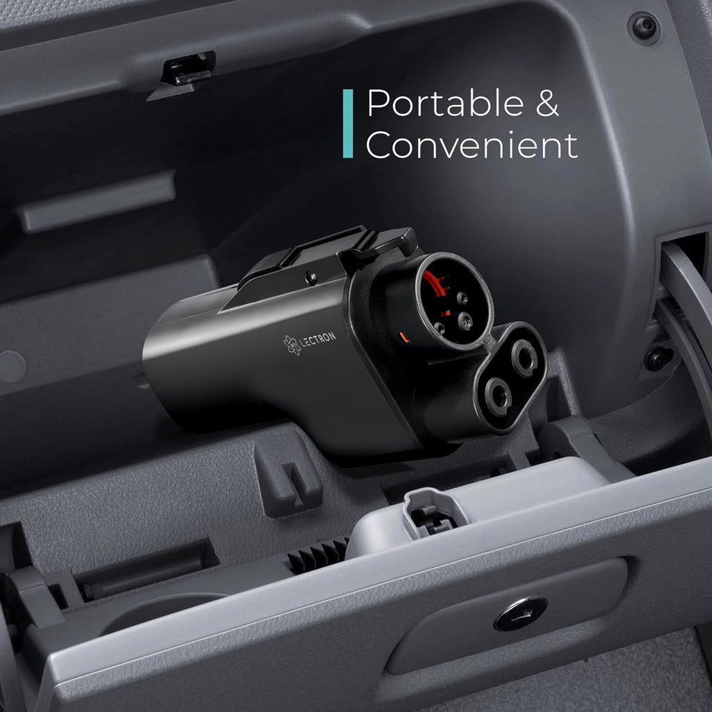 Lectron Vortex NACS to CCS1 EV Adapter 500A/1000V for Tesla Supercharger Compatibility