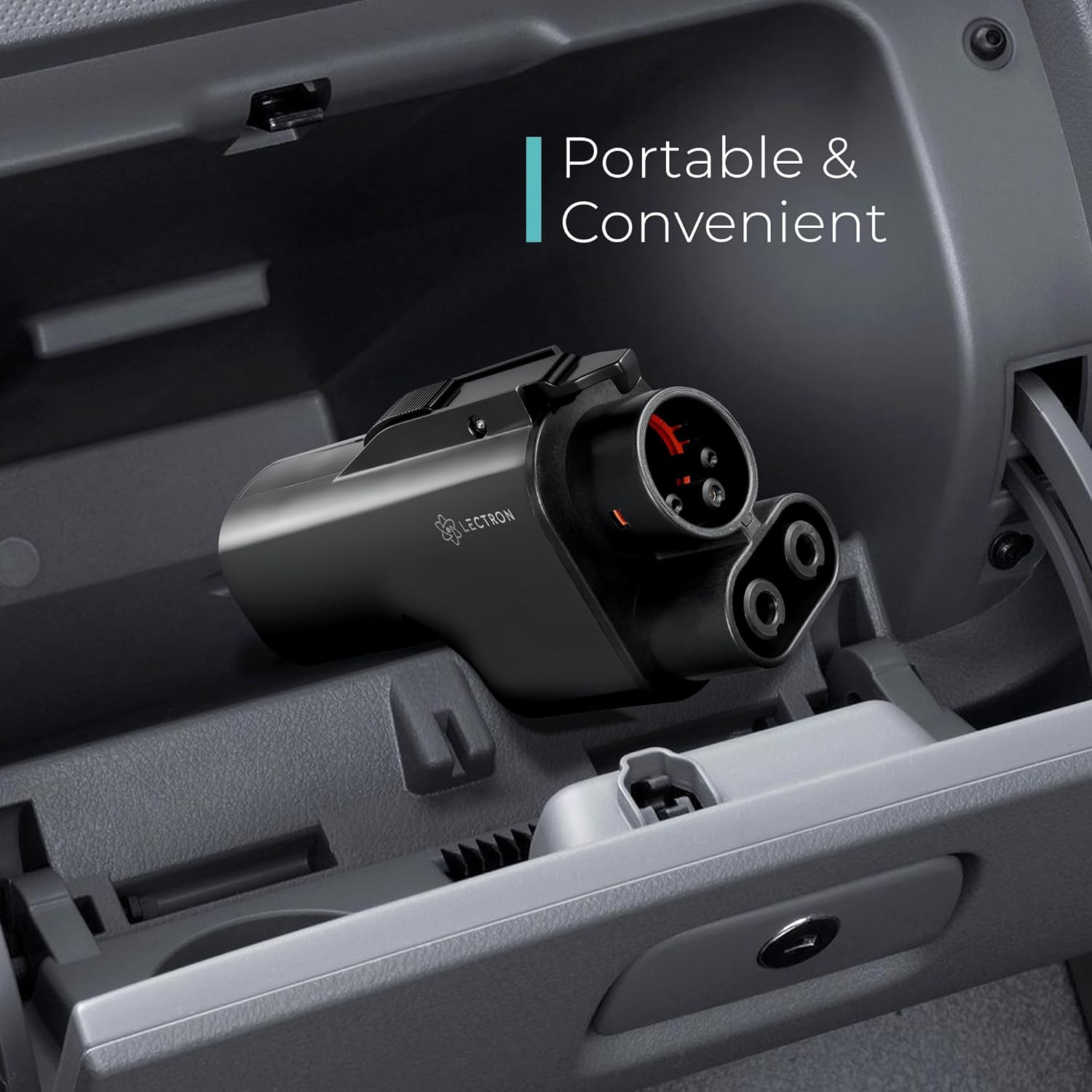 Lectron Vortex NACS to CCS1 EV Adapter 500A/1000V for Tesla Supercharger Compatibility