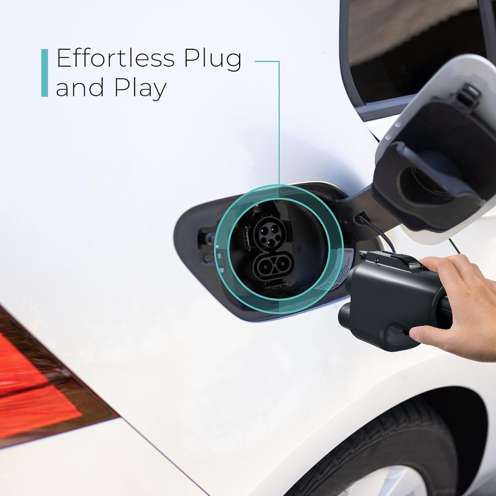 Lectron Vortex NACS to CCS1 EV Adapter 500A/1000V for Tesla Supercharger Compatibility