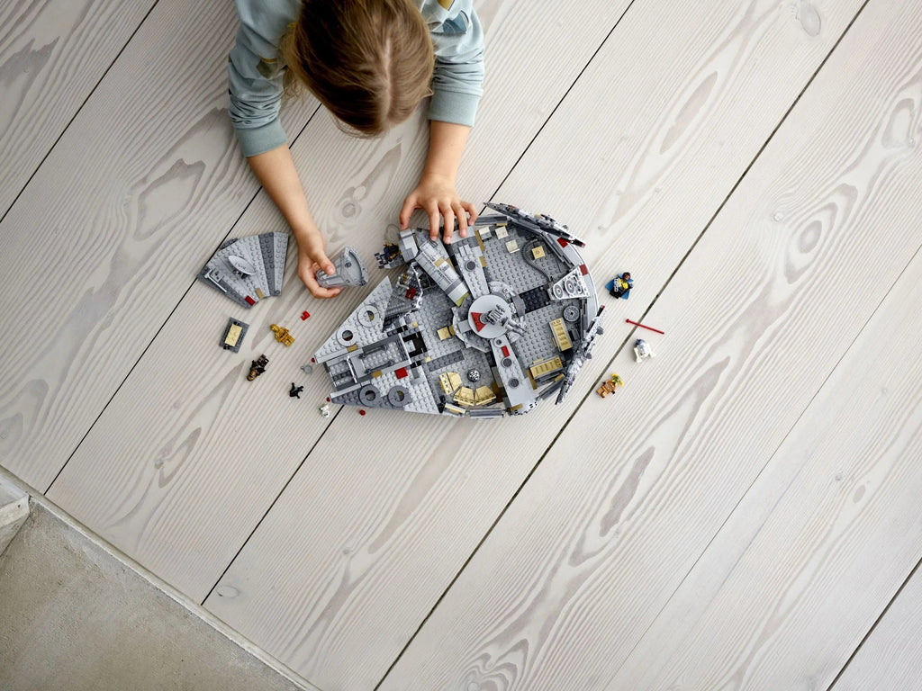 LEGO Star Wars Millennium Falcon 75257 Building Set with Minifigures, 1351 Pieces, The Rise of Skywalker Collection