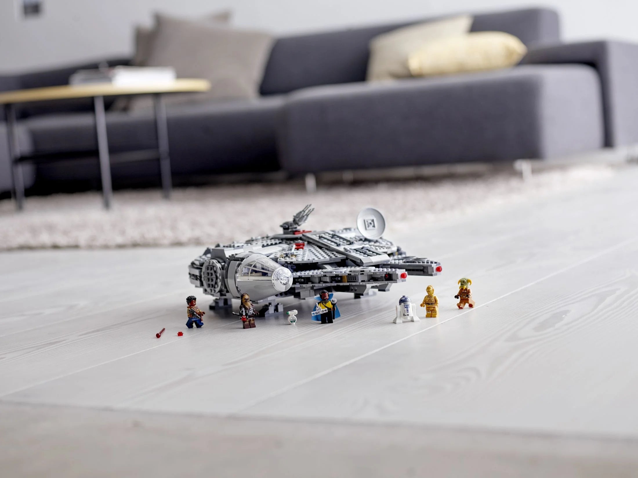 LEGO Star Wars Millennium Falcon 75257 Building Set with Minifigures, 1351 Pieces, The Rise of Skywalker Collection