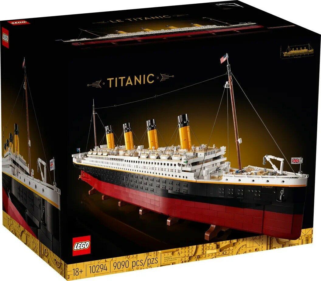 LEGO Titanic 10294 Ship Model, Factory Sealed, Age 12+, Custom Bundle