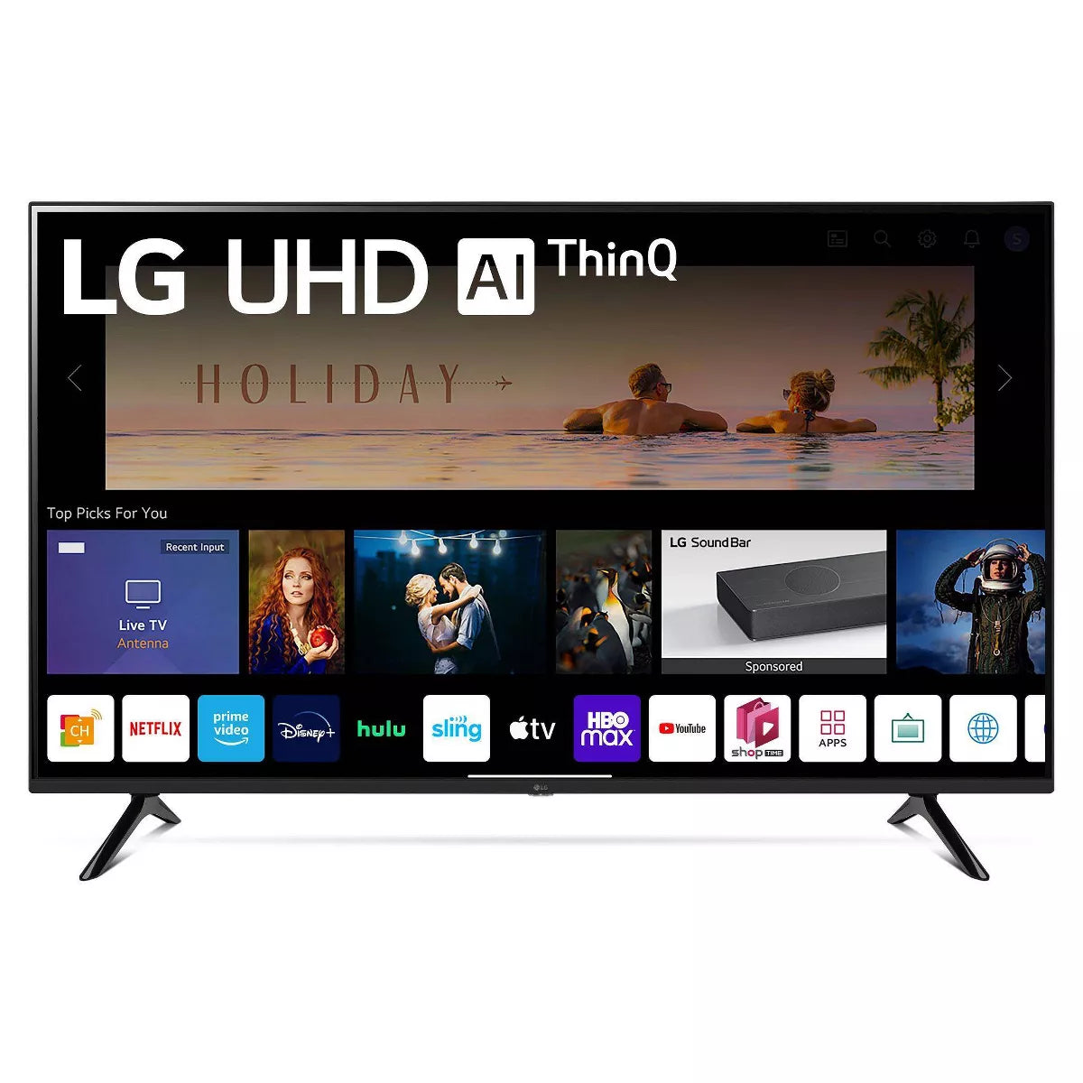 LG 55" 4K UHD Smart LED TV with AI Processor & HDR - 55UQ7570PUJ