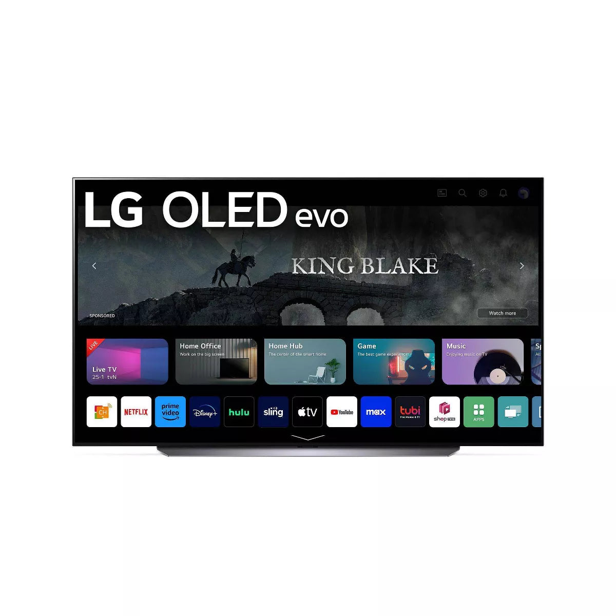 LG 83" OLED evo C3 4K Smart TV with Dolby Atmos, Gaming Mode, 120Hz Refresh Rate, Hands-Free Voice Control