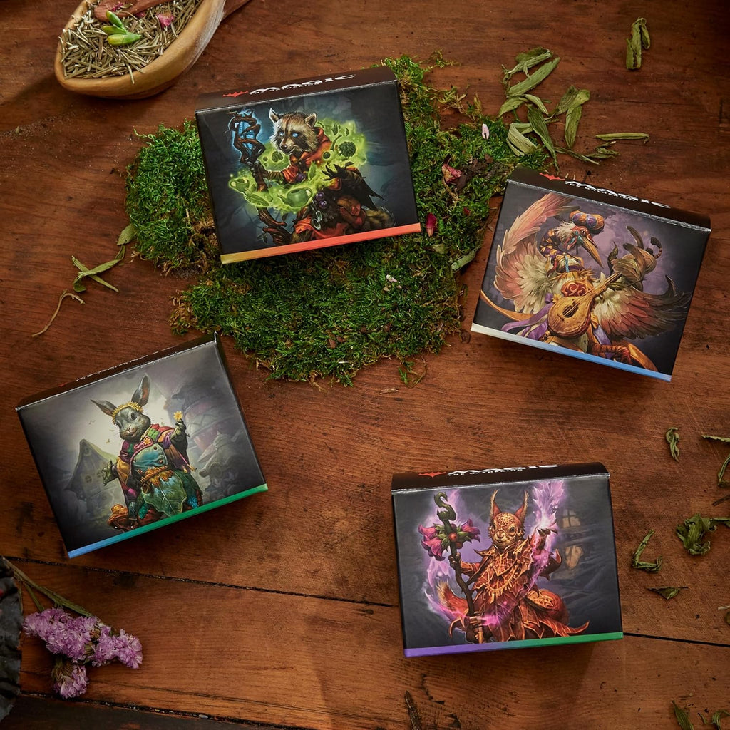 Magic: The Gathering Bloomburrow Commander Deck Bundle - 4 Decks with New Cards & Collector Booster Packs