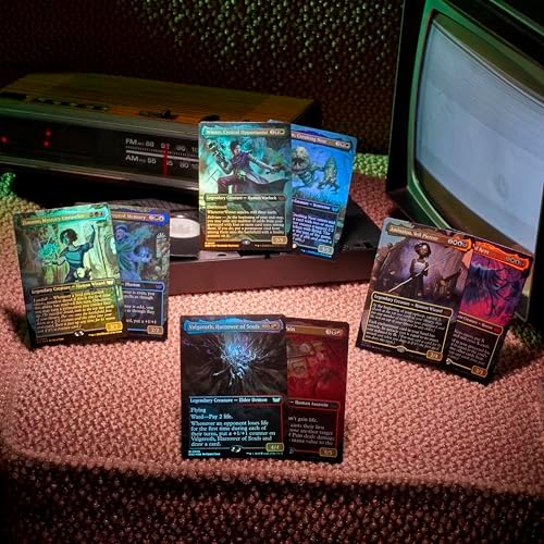 Magic: The Gathering Duskmourn Commander Deck Bundle - 4 Decks, 100 Cards Each, Foil Legendary Creatures, Strategic Multiplayer Play