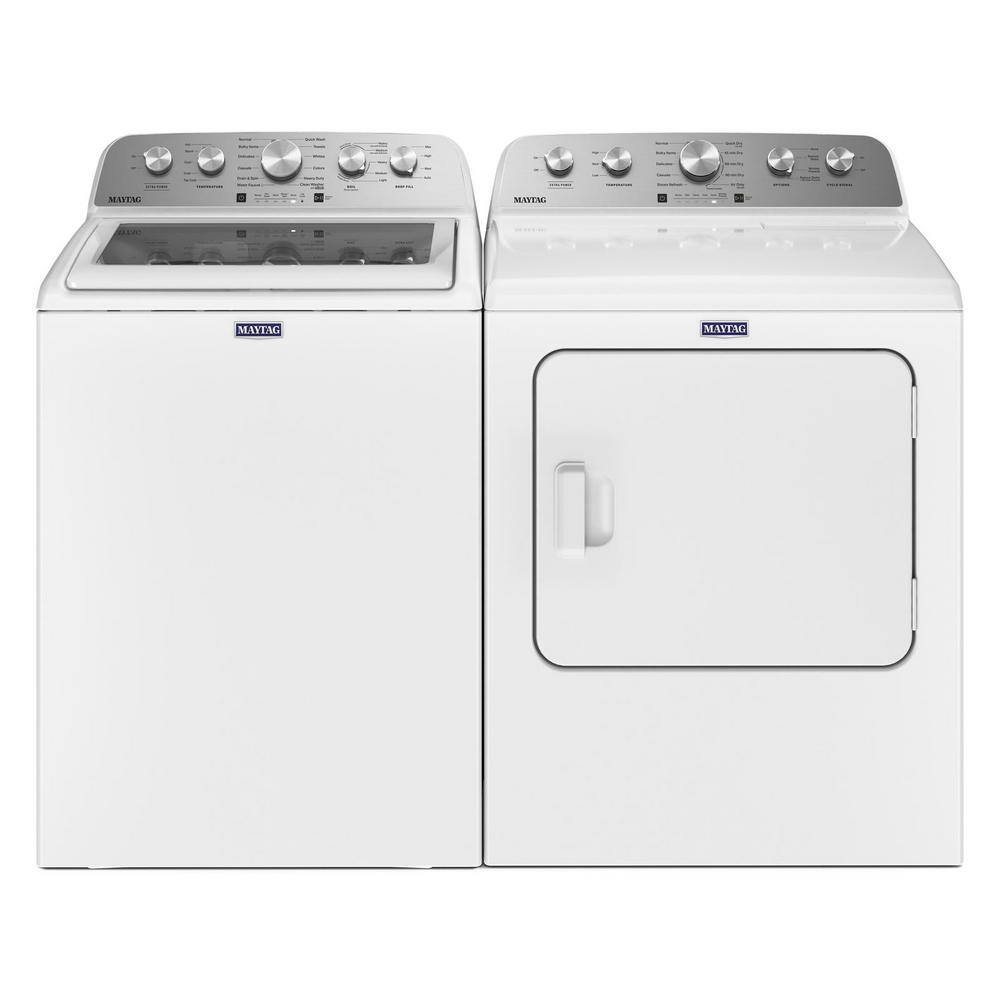 Maytag 4.8 cu. ft. Top Load Washer with Extra Power Boost, White - MVW5430MW