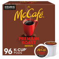 McCafÃ© Premium Roast Medium Coffee Pods, 96 Count, 100% Arabica, Keurig K-Cup Compatible