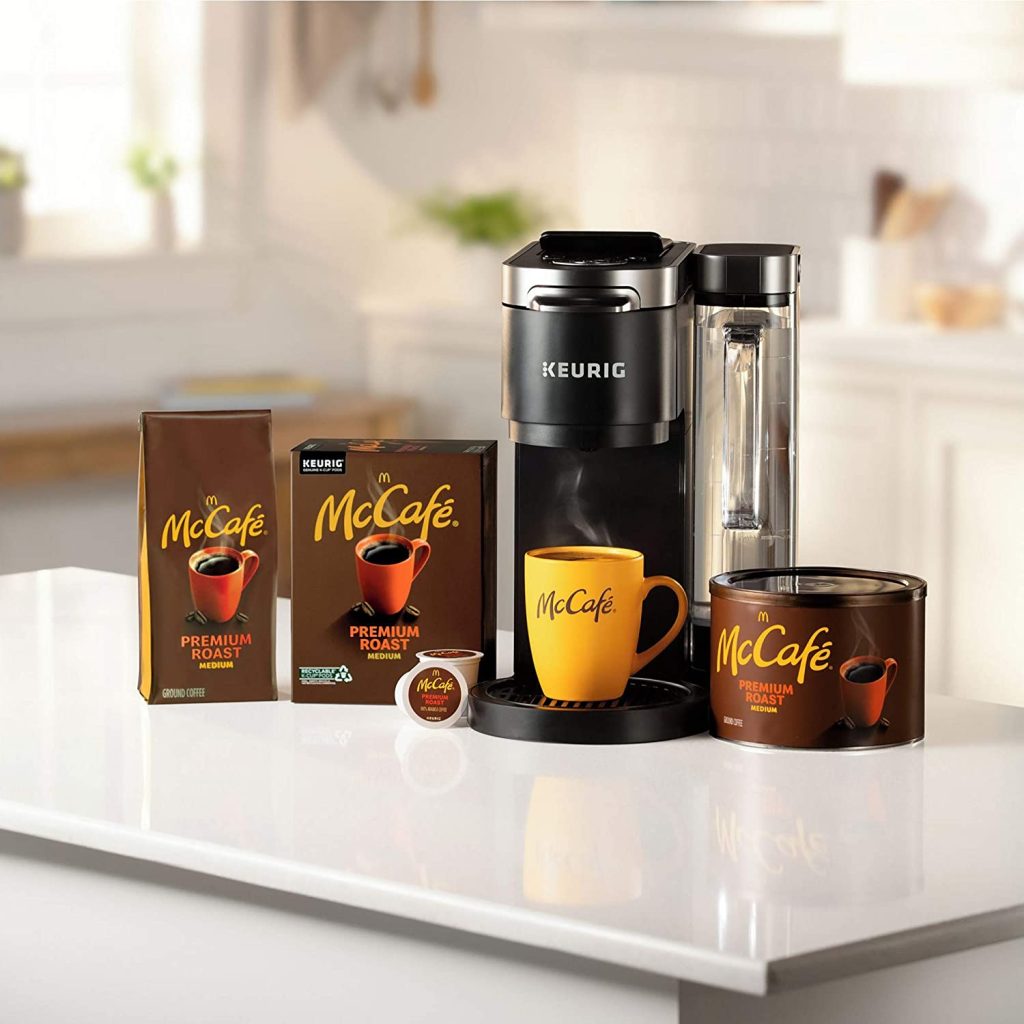 McCafÃ© Premium Roast Medium Coffee Pods, 96 Count, 100% Arabica, Keurig K-Cup Compatible