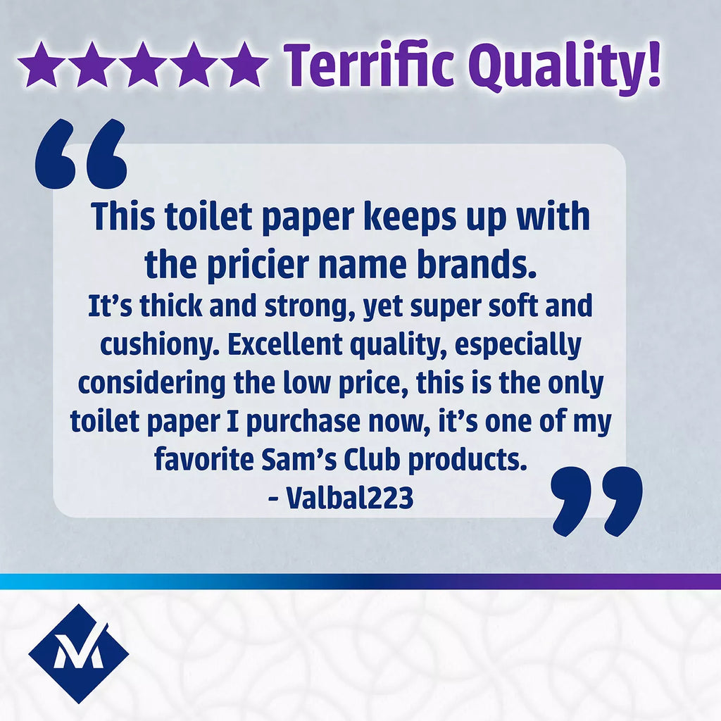 Member's Mark Ultra Premium 2-Ply Bath Tissue, 45 Rolls, 235 Sheets/Roll, Soft & Strong