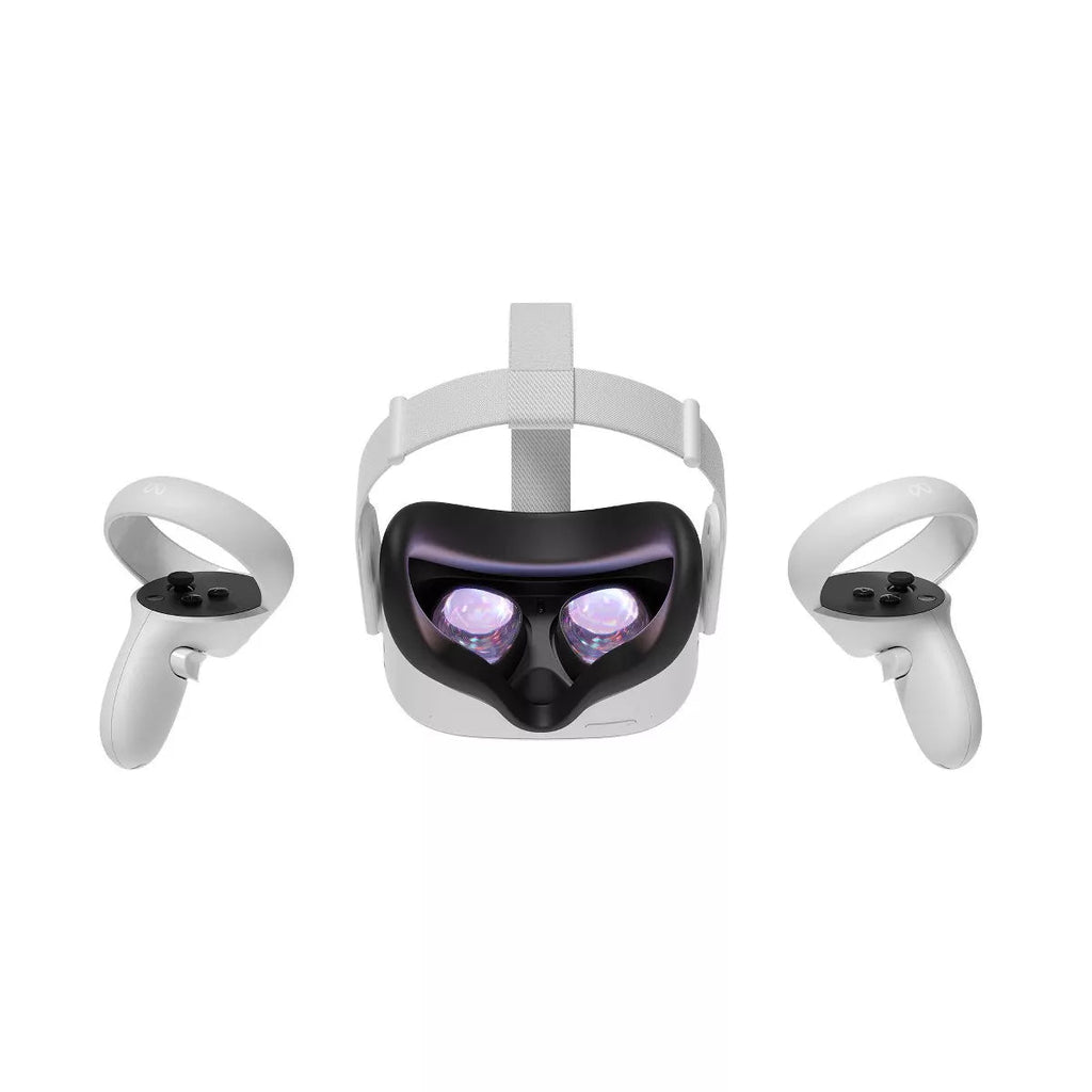 Meta Quest 2 VR Headset 128GB - Wireless, High-Res Display, 3D Audio, Hand Tracking, Haptic Feedback, 350+ Titles