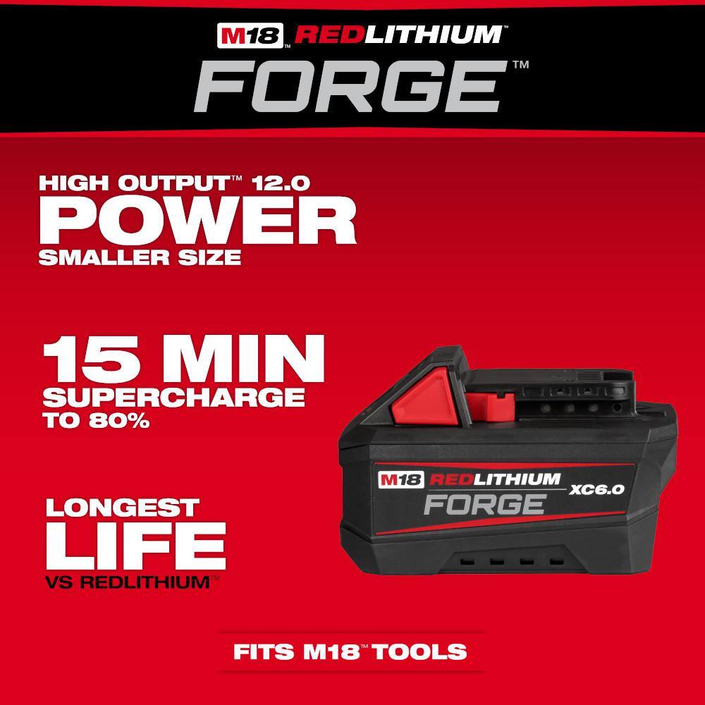 Milwaukee M18 FUEL 18V Brushless 1/2" Cordless Impact Wrench with 6.0Ah Battery