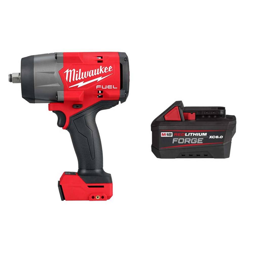 Milwaukee M18 FUEL 18V Brushless 1/2" Cordless Impact Wrench with 6.0Ah Battery