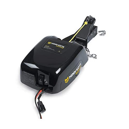 Minn Kota Deckhand 40 Electric Anchor Winch - 40 lb Capacity, Includes 100 ft Nylon Rope, Horizontal Davit