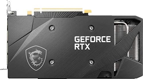 MSI GeForce RTX 3060 12GB GDDR6 Gaming Graphics Card, PCIe 4.0, HDMI/DP, Ray Tracing, Ampere Architecture