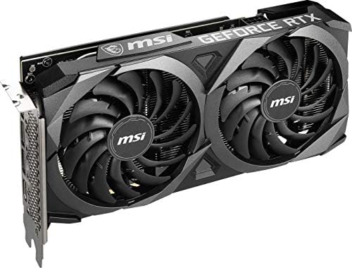 MSI GeForce RTX 3060 12GB GDDR6 Gaming Graphics Card, PCIe 4.0, HDMI/DP, Ray Tracing, Ampere Architecture