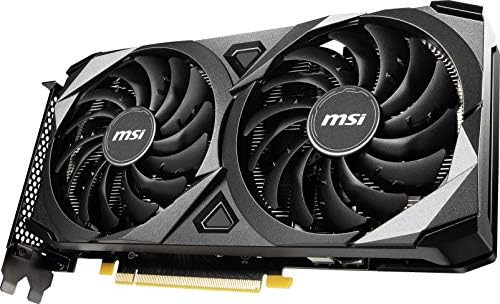 MSI GeForce RTX 3060 12GB GDDR6 Gaming Graphics Card, PCIe 4.0, HDMI/DP, Ray Tracing, Ampere Architecture