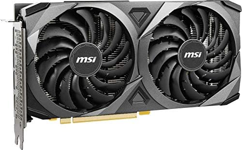 MSI GeForce RTX 3060 12GB GDDR6 Gaming Graphics Card, PCIe 4.0, HDMI/DP, Ray Tracing, Ampere Architecture