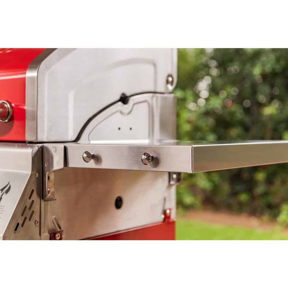 Nexgrill Deluxe 2-Burner Gas Grill Red - Stainless Steel, 28,000 BTUs, Compact, Convertible to Natural Gas