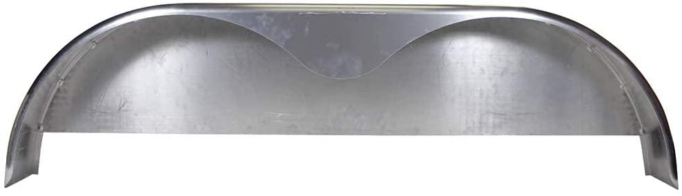 NO250063 Tandem Axle Steel Trailer Fender 72"x10.75" 2-Pack with Back Plate - 16 Gauge, Made in USA
