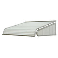 NuImage 1500 Series White Aluminum Door Canopy, 5 ft.