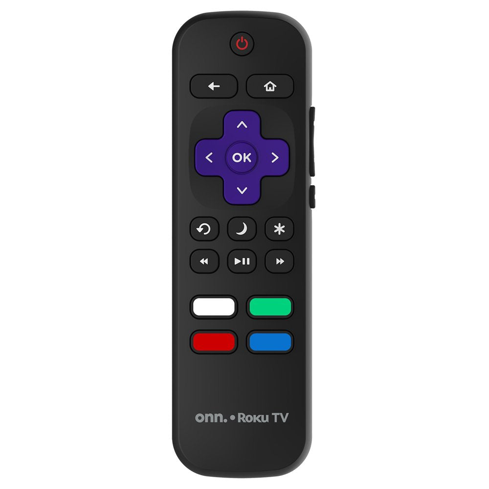 onn. 50" 4K UHD LED Roku Smart TV with HDR, 60Hz Refresh Rate, Voice Control, Multiple Ports, VESA Mount Compatible
