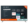 onn. 65" 4K UHD LED Roku Smart TV HDR, 60Hz, VESA Mount, 3 HDMI, Smart Home Compatible
