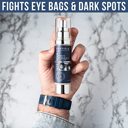 Particle Men's 6-in-1 Anti-Aging Face Cream, 1.7 oz - Wrinkle, Dark Spot & Eye Bag Treatment Moisturizer with Dead Sea Minerals