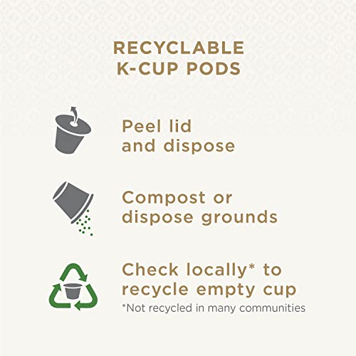Peet's Coffee Decaf House Blend Dark Roast K-Cup Pods, 88 Count, Compatible with Keurig Brewers, 100% Arabica