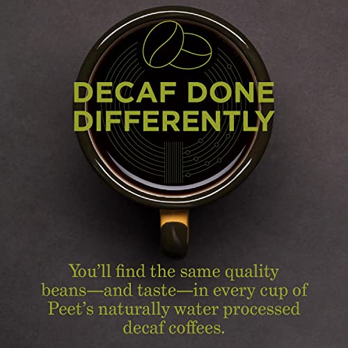 Peet's Coffee Decaf House Blend Dark Roast K-Cup Pods, 88 Count, Compatible with Keurig Brewers, 100% Arabica