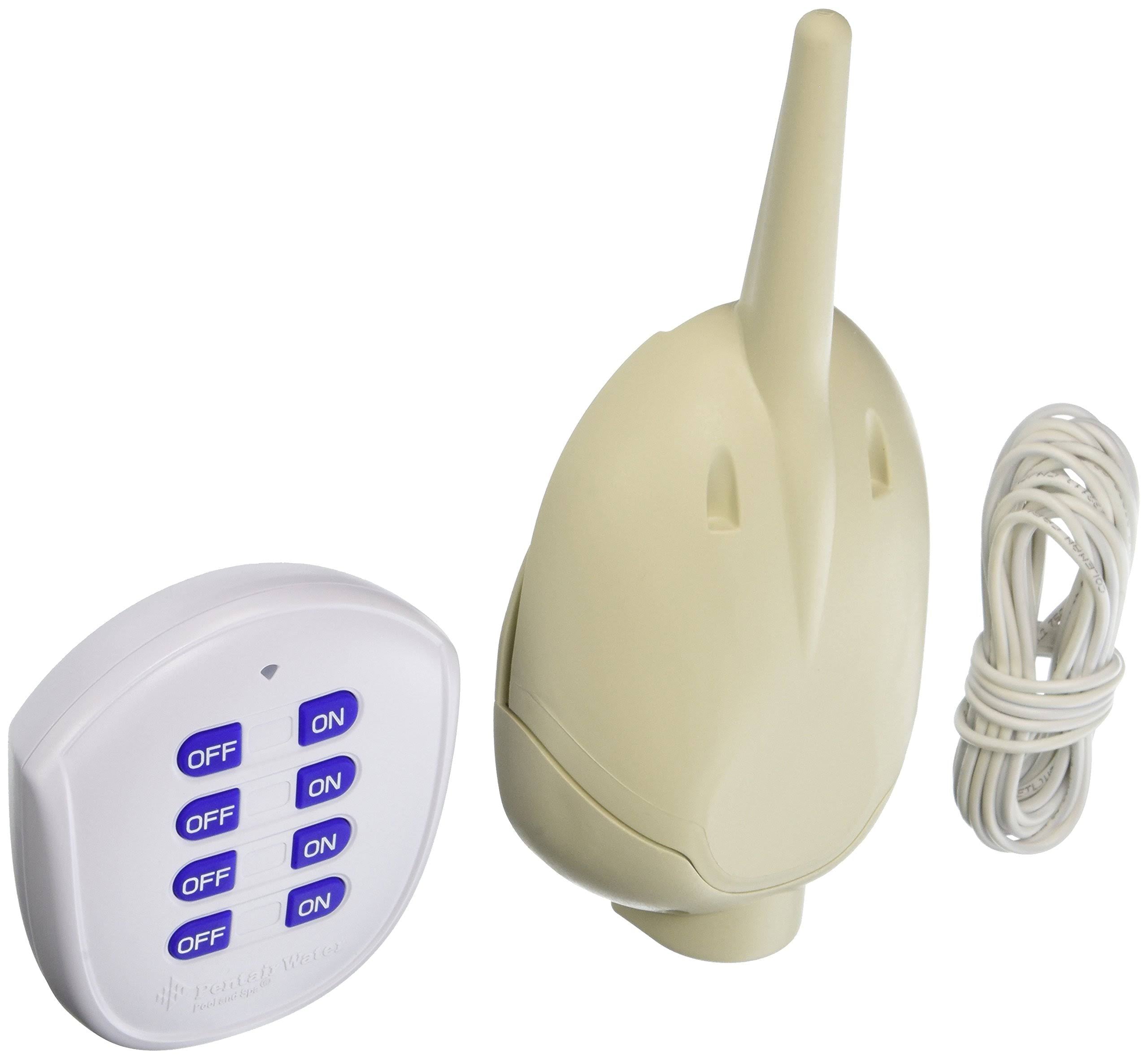 Pentair QuickTouch II Wireless Remote Kit 521209 - Water Resistant, Easy Use with Large Buttons, Extended Range