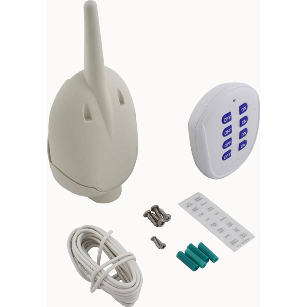 Pentair QuickTouch II Wireless Remote Kit 521209 - Water Resistant, Easy Use with Large Buttons, Extended Range