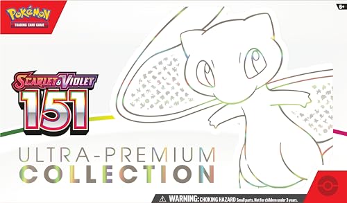 Pokemon TCG Scarlet & Violet 151 Ultra Premium Collection with Mew ex Metal Cards & Mewtwo Promo