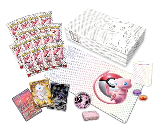 Pokemon TCG Scarlet & Violet 151 Ultra Premium Collection with Mew ex Metal Cards & Mewtwo Promo
