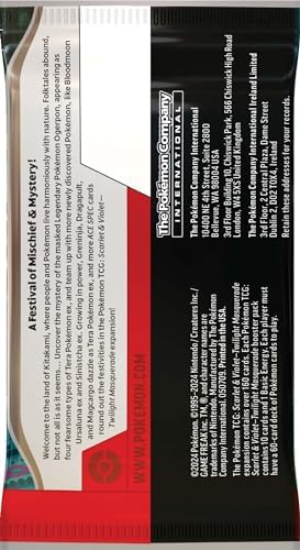 Pokemon TCG Scarlet & Violet Twilight Masquerade Booster Box - 36 Packs, New PokÃ©mon ex & ACE SPEC Cards
