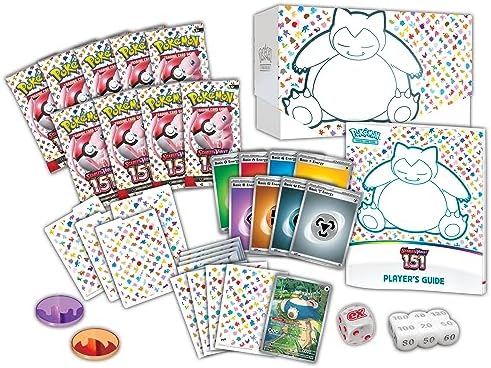 PokÃ©mon TCG Scarlet & Violet 151 Elite Trainer Box - Booster Packs, Dice, Sleeves, Promo Card
