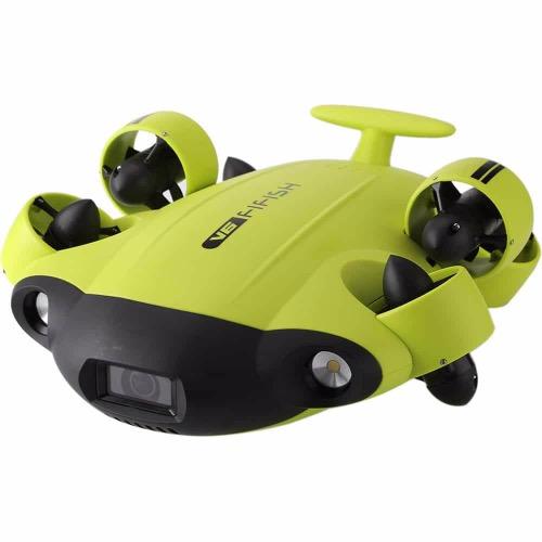 QYSEA FIFISH V6 Underwater Drone, 4K UHD Camera, 162Â° Wide-Angle, 328ft Depth, 6 Thrusters, VR Control