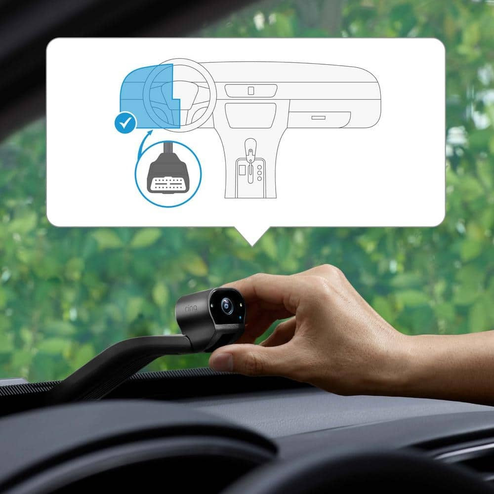 Ring Car Cam HD Dual-Facing Vehicle Security Camera with Night Vision & Motion Alerts